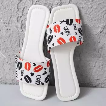 Summer Luxury Sandals Fashion Slippers Women Flat Ladies Shoes Brown Large Designer Shoes Women Luxury Zapatos De Mujer2024 36