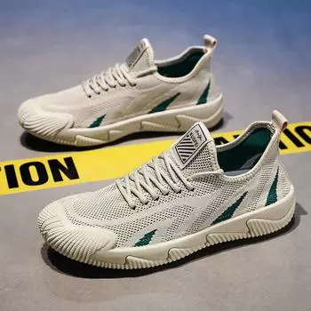 Summer Men s Casual Shoes Comfortable Mesh Breathable Outdoor Sports Shoes 2025 New Male Fashion Casual Sneakers Running Shoes 39