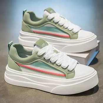 Summer Men s Chunky Sneakers 2025 Breathable Mesh Sport Casual Shoes Fashion Non-slip Board Shoes Trendy Zapatillas De Hombre 39