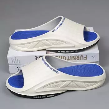 Summer Men s Classics Sandals Fashion Mens EVA Waterproof Shoes New Slip-on Outdoor Mans Slippers Man Lightweight Beach Shoes 40-41