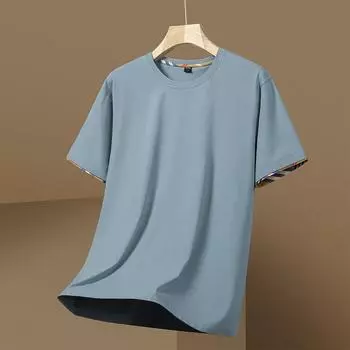 Summer Men s Half Sleeved Round Neck Quick Drying T-shirt, Men s Sports and Leisure Running Top XL