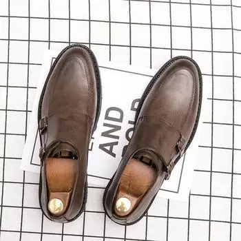 Summer men s leather shoes 2025 British casual shoes Young lazy shoes One pedal trendy shoes Large size business leather shoes 38