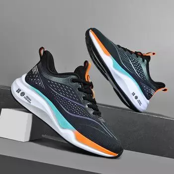 Летние мужские кроссовки, мужская легкая беговая спортивная обувь, сетчатые кроссовки, нескользящая амортизирующая тренировочная обувь, мужская обувь 39