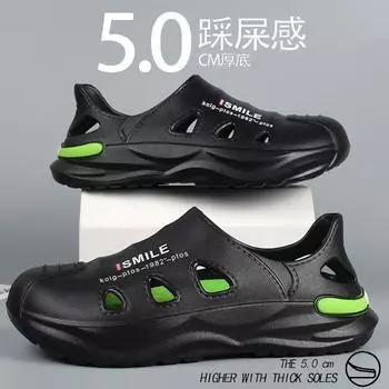 Summer men s sandals 2024 new trendy fashion versatile non-slip creek shoes outdoor deodorant beach hole shoes 39
