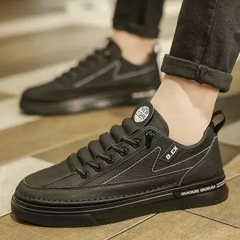 Summer men s shoes little white shoes 2025 new casual sports breathable men s youth board shoes men s personality trendy shoes 39