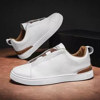 Summer men s shoes new youth versatile trend little white shoes thin breathable lightweight sports and leisure board shoes 2024 39