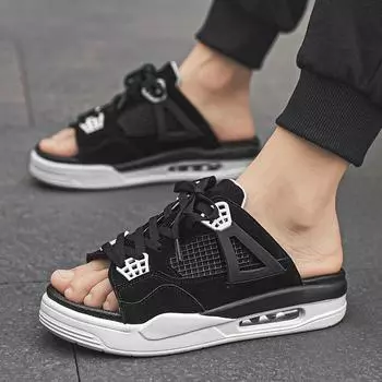 Summer Men s Slippers Sandles for Men Men s Comfortable Slipper Original Brands Shoes Outdoor Sandals Man Summer 2024 Sandal Boy 39