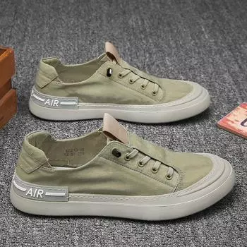 Summer Men Sneakers Light Ice Silk Cloth Casual Shoes Men Breathable Walking Flat Shoes Man Loafers Zapatillas Hombre 39