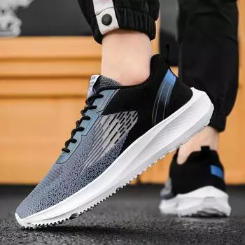 Summer Men Versatile Casual Sports Running Plus Mesh Breathable Soft Sole Fashion Trend Vulcanized Shoes Tenis Para Hombre 39