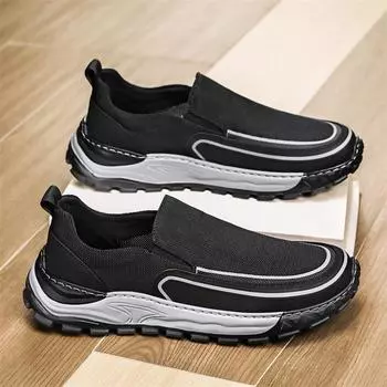 Summer mesh breathable one-pedal men s shoes platform comfortable shoes trendy shoes fashionable casual lightweight men s shoes 39 чёрный