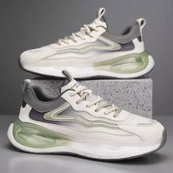Summer mesh breathable sports shoes soft sole popcorn dad shoes casual basketball shoes running men s shoes live broadcast new models 39