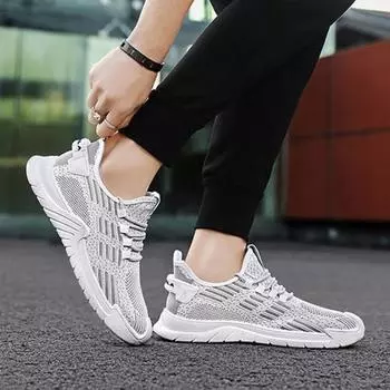 Summer Mesh Male Shoes Trend 2024 Men s Casual Sneakers Wide HikingTrekking On Sale High Quality Simple Unisex Running Clearance 39