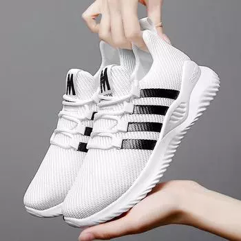 Summer Mesh Shoes Women Sneaker Child Girls Parent -Child Sneakers Lightweight Lady S Tennis Platform Soft Running Shoes 39 белый