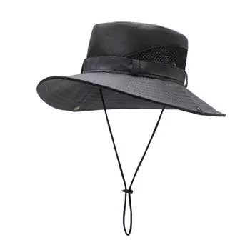 Summer New Arrival Hat Men s Sunhat Denim Outdoor Hat Sun Hats for Men and Women Fishing Hat UV Proof Cap Waterproof fabric Gray One size