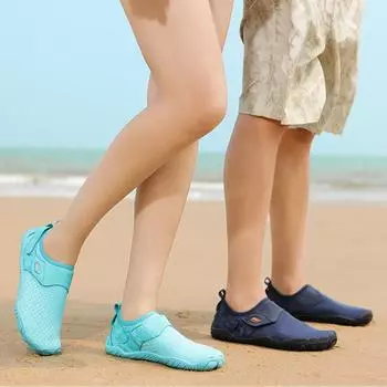 Summer New Couple With The Same Beach Barefoot Water Shoes Swimming Sandals Surfing Sneakers Snorkeling Shoes Wading Shoes 35 темно-серого
