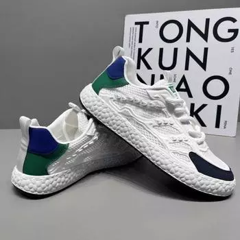 Summer new Forrest Gump shoes men s low-top mesh breathable little white shoes soft-soled casual shoes sports shoes foreign trade men s shoes 39