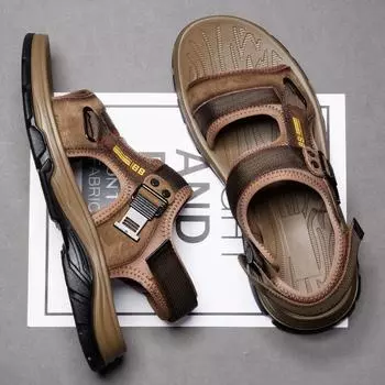 Summer new men s beach sandals miscellaneous casual shoes foreign trade inventory shoe tail goods out of stock street stall first-hand supply 38