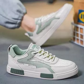 Summer new men s low-top casual fashion breathable hollow large mesh 47 large size sports men s shoes 39