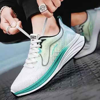 Summer New Men s Shoes Mesh Breathable Lightweight Sneakers Men Fashion Soft Sole Running Casual Shoes for Men Zapatos De Hombre 39 серый