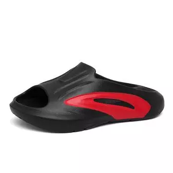 Summer new men s shower slippers flip-flops indoor and outdoor home EVA sandals non-slip casual beach men s shoes mesh slippers 39-40