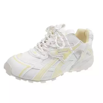 Summer new mesh breathable women s fashion versatile casual lace-up sports net shoes 35