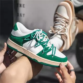 Summer new niche design pair of shoelaces Dexun shoes fashion Korean version INS trendy casual board shoes versatile trendy men s shoes 39