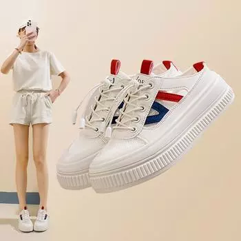 Summer New Slip-on Sandals Women s Outer Wear Ins Fashion Platform Slippers Retro Casual Beach Shoes 35 бежевый