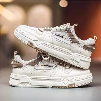 Summer new sports and leisure shoes dad shoes comfortable and fashionable versatile outer wear large size running shoes trendy men s shoes 39 белый