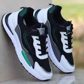 Summer new trendy men s shoes mesh breathable versatile comfortable casual single shoes youth running sports shoes foreign trade models 39