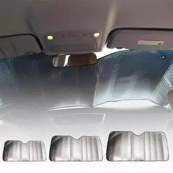 Летний портативный автомобильный солнцезащитный козырек, защита от солнца и теплоизоляция, передняя защитная крышка для лобового стекла, солнцезащитный козырек A4B3