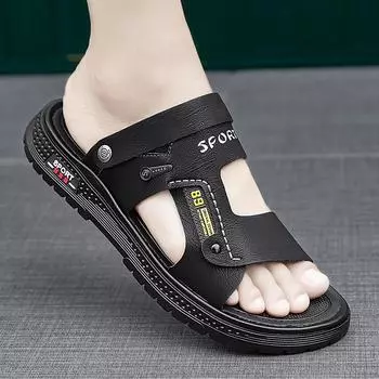 Summer Sandals Casual Flip-flops Beach Vacation Trend Flip-flops 39 серый