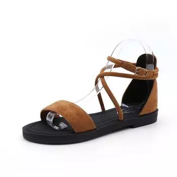 Summer Shoes Woman 2019 Newest Women s Sandals ~Square Heel Sandals Gladiator~Cross-tied Sandal High Heels Wedgs Sandals Women 4 чёрный