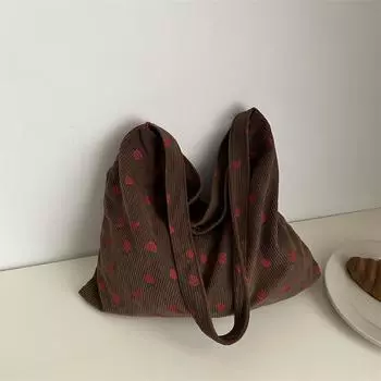 Летняя простая сумка через плечо, сумка для студентов колледжа, женская новая модель 2024 года, популярная в этом году, сумка-тоут большой вместимости чёрный