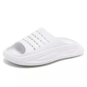 Summer slippers men s soft-soled breathable eva sandals non-slip and wear-resistant casual wear home men s one-word drag 40-41 белый