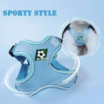 Summer Small Dogs Harness and Leash Set Sport Style Pet Dog Vest Harnesses for Schnauzer Pomeranian Puppy Pet Outdoor Supplies XXS (Pet 1.5-4kg) зелёный