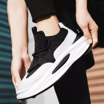 Summer Sneakers Male Breathable Chunky Men s Vulcanize Shoes Customs Korean Style Products Legitimate Offer Adults 2024 Trend 39