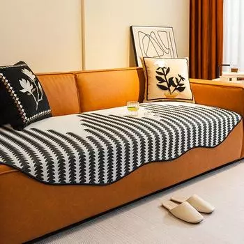 Летняя подушка для дивана специальной формы, прохладная, но не ледяная, подушки для сидений, прямая, неровная, нескользящая ткань для чехла для дивана 90*90cm