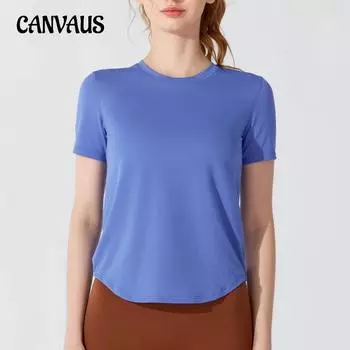 Летняя спортивная футболка с короткими рукавами для женщин, свободная, легкая, дышащая, эластичная, одежда для фитнеса, быстросохнущие топы для йоги S белый