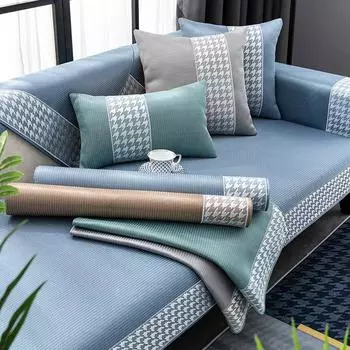 Summer Summer Non-Slip Sofa Cover Cushion Simple Modern Summer Mat Cover Cloth 70x70cm