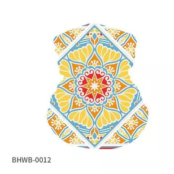 Summer Sun Protection Scarf Neck Protection UV Protection Female Outdoor Ice Silk Mask Florals Digital Printing Cycling Bandana BHWB-0012 Spring and Summer Ice Silk