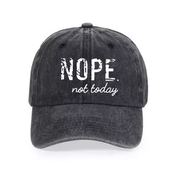 Summer Sunscreen Hat Versatile Fashionable Old Printed Baseball Hat Cool Washed Trucker Hat Sports Leisure Hat