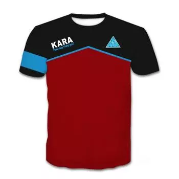 Summer T-shirt Game Personalized Simplified Film Television Peripheral 3D Full Color Short Sleeved T-shirt S