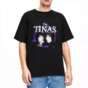 Summer The Tinas Printed Men s T-Shirt Cotton Tee O Neck Women Short Sleeve High Quality Sport Tops Casual Oversize Streetwear S