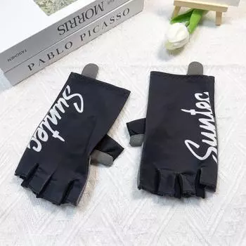 Summer Thin Cycling Gloves Men s and Women s Road Mountain Bike Short Finger Bicycle Fixture Silicone Shockproof Breathable Black L