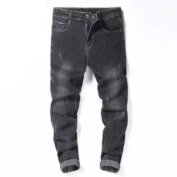 Summer Thin Men s Jeans New Slim Straight Trousers Versatile Loose 27