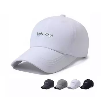 Летняя тонкая быстросохнущая бейсболка для мужчин и женщин, кепка с буквенным принтом, спортивная кепка для бега на открытом воздухе, солнцезащитный козырек, шапка для рыбалки, козырек белый