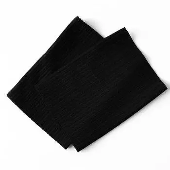 Summer Thin Wristband Ice Silk Sun Protection Ice Sleeve Female Male Scar Cover up Fashion Short Breathable Sports Wrist Protector Joint Gloves Black L