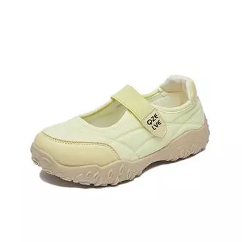 Summer Velcro breathable sneakers new fashion versatile little white shoes college style platform running shoes women 35