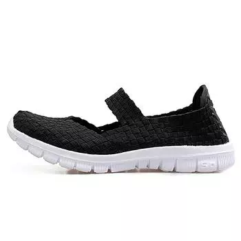 Summer Women Casual Shoes Light Breathable Handmade Women Woven Shoes Soft Comfortable Women Shoes Fashion Loafers 5.5