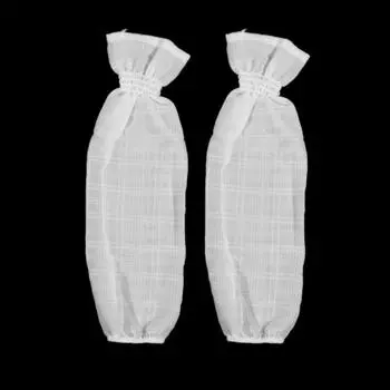 Summer Women s Ice Silk Sun Protection Arm Sleeves Elegant Pleated Bubble Anti-UV Gloves Cooling Sleeves for Outdoor Driving Cycling One Size